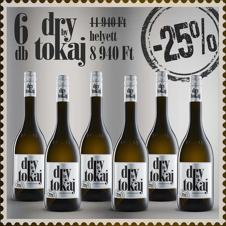 Dry by Tokaj 2019 - 6 palackos borcsomag