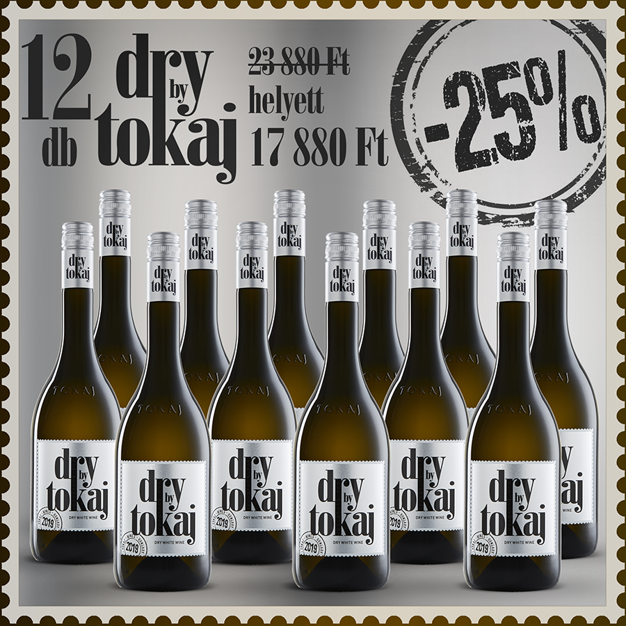 Dry by Tokaj 2019 - 12 palackos borcsomag