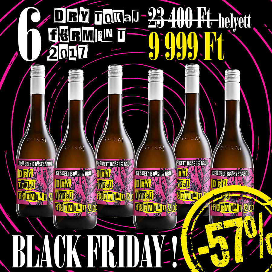 Barsi Furmint - Black Friday - száraz 0.75l - 6 palack