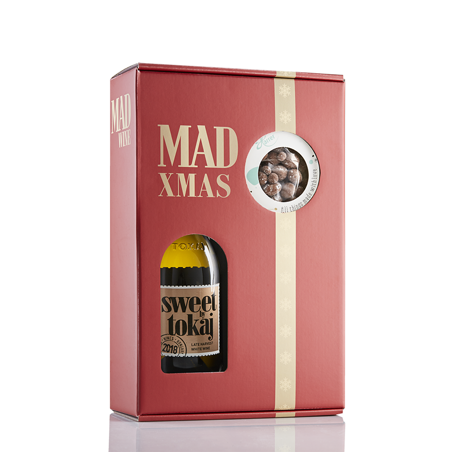 MAD XMAS csomag - piros - Sweet by Tokaj és Harrer csokoládédrazsé 150g